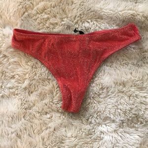 NWT Red Sparkle Thong